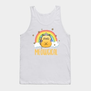 Cat unicorn Tank Top